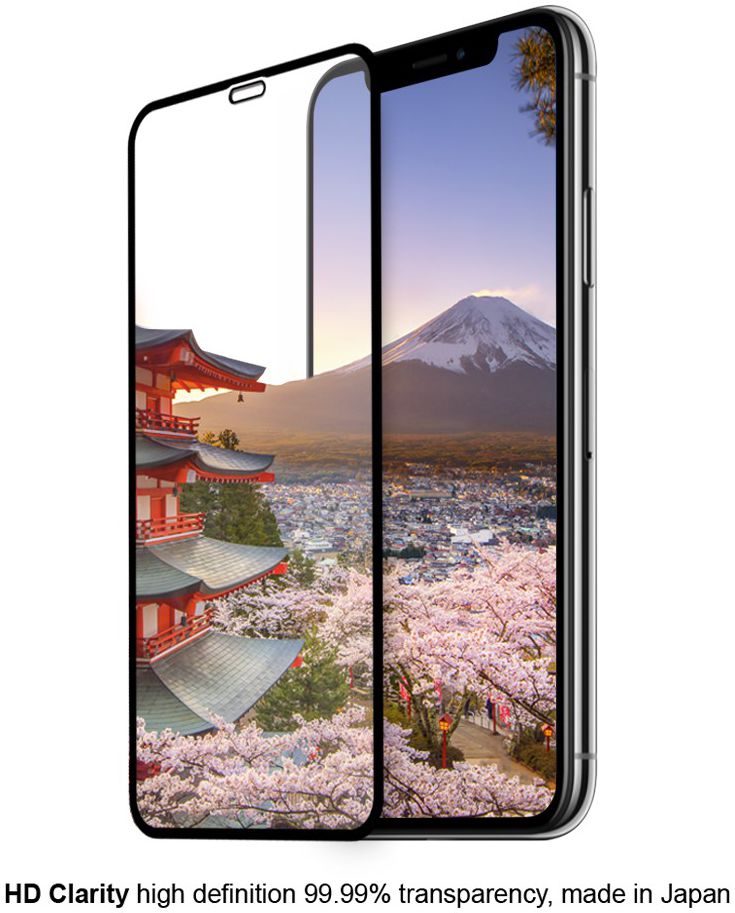 Eiger 3D Glass Tempered Glass Screen Protector Apple iPhone XS Max afbeelding 8