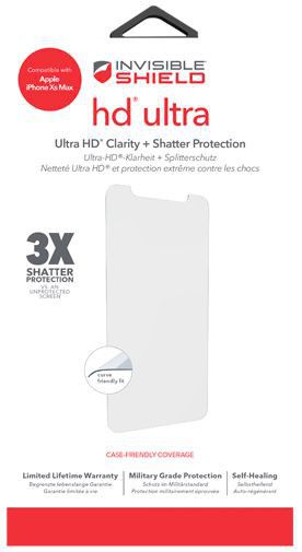 ZAGG InvisibleShield HD Case Friendly Screen Protector iPhone XS Max afbeelding 3