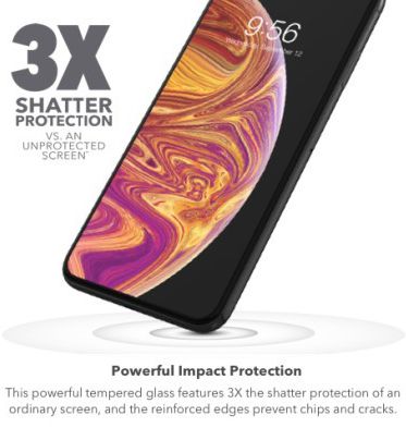 ZAGG InvisibleShield Glass+ Eyesafe Tempered Glass Apple iPhone XR afbeelding 5