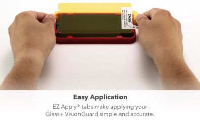 ZAGG InvisibleShield Glass+ Eyesafe Tempered Glass Apple iPhone XR afbeelding 10