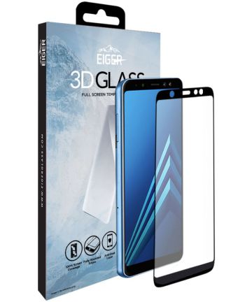 Eiger 3D Glass Samsung Galaxy A6 Tempered Glass Screenprotector Screen Protectors