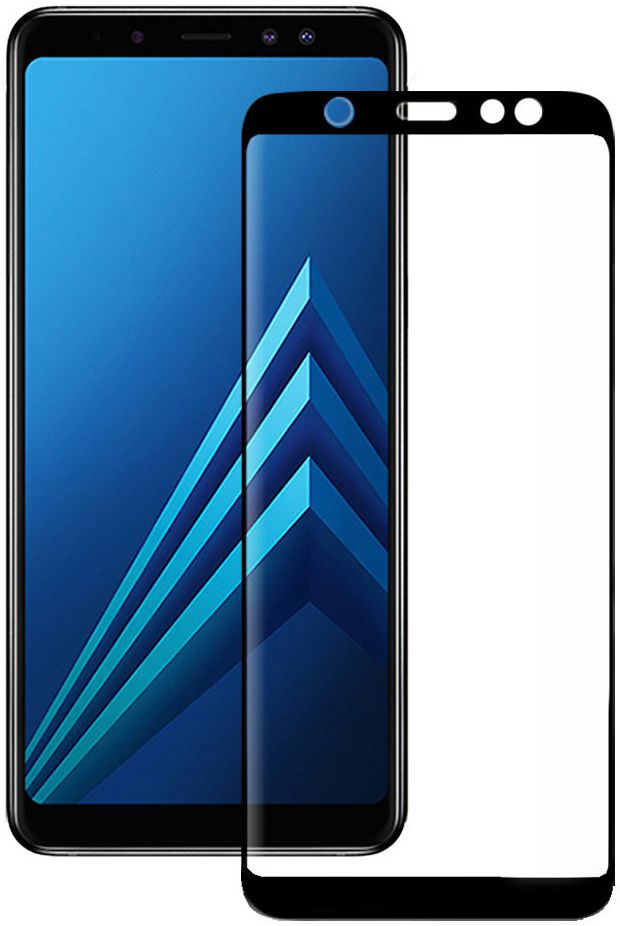 Eiger 3D Glass Samsung Galaxy A6 Tempered Glass Screenprotector afbeelding 4
