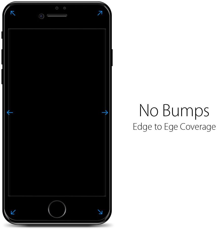 Spigen  iPhone 8 / 7 Plus Full Tempered Glass Screen Protector Zwart afbeelding 4