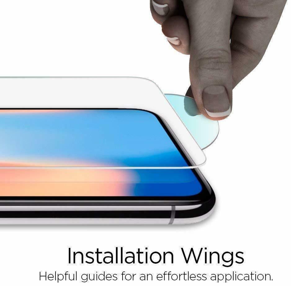 Spigen Apple iPhone XR Slim Tempered Glass Screen Protector afbeelding 3