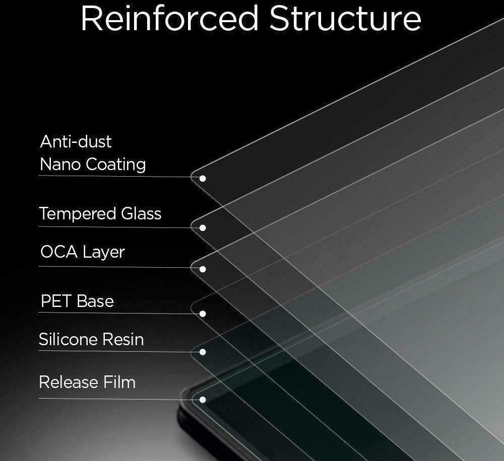 Spigen Apple iPhone XR Slim Tempered Glass Screen Protector afbeelding 4