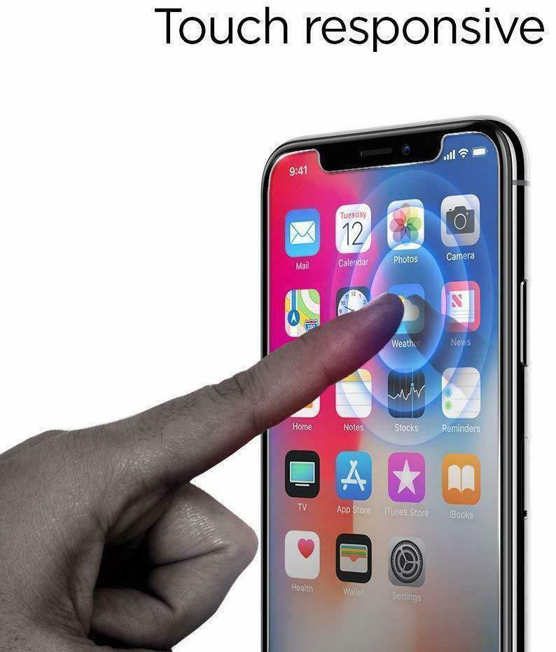 Spigen Apple iPhone XS Max Slim Tempered Glass Screen Protector afbeelding 4