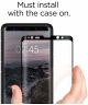 Spigen Galaxy Note 8 Curved Tempered Glass Screen Protector Zwart