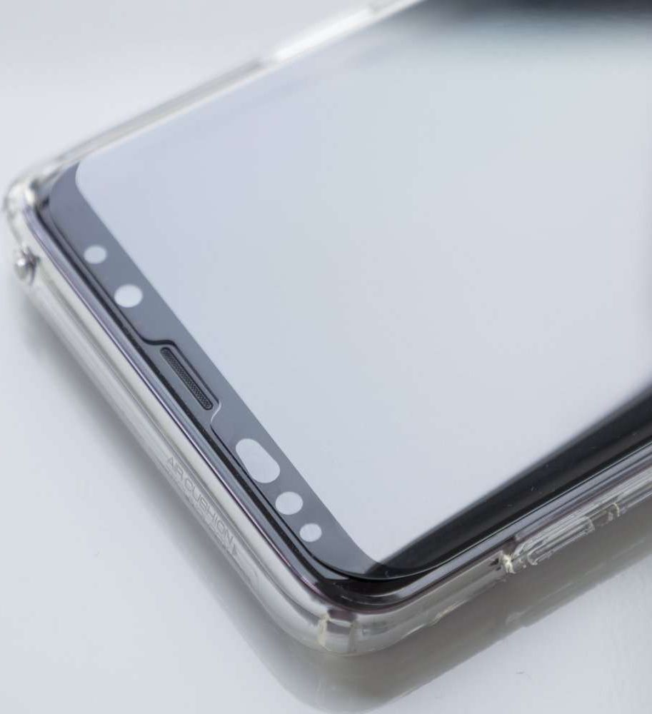 Spigen Samsung Galaxy S9 Curved Tempered Glass Screen Protector Zwart afbeelding 5