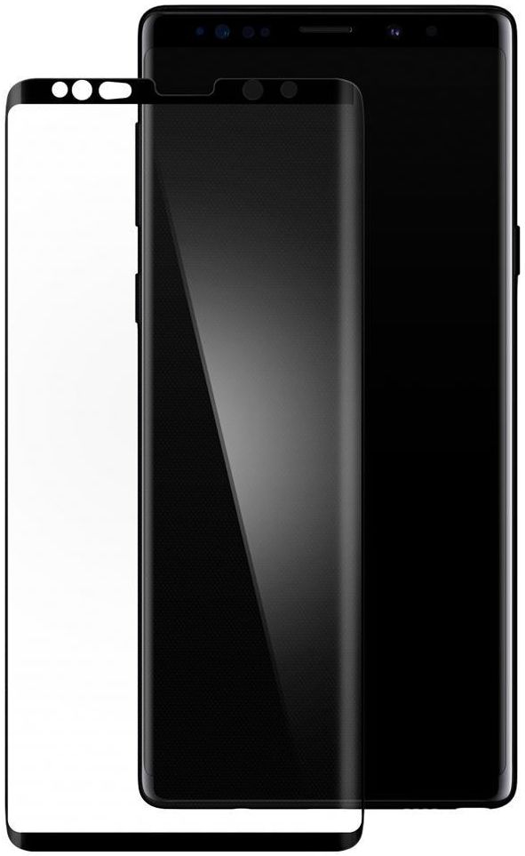 Spigen Samsung Galaxy Note 9 Curved Tempered Glass Protector Zwart afbeelding 2