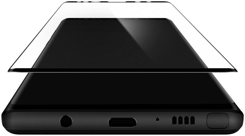 Spigen Samsung Galaxy Note 9 Curved Tempered Glass Protector Zwart afbeelding 8