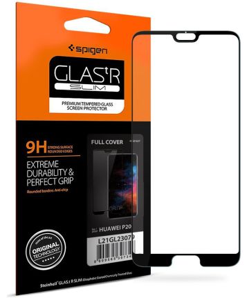 Spigen Huawei P20 Full Cover Tempered Glass Screen Protector Screen Protectors