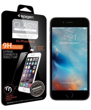 Spigen Apple iPhone 6(S) Slim Tempered Glass Screen Protector Screen Protectors