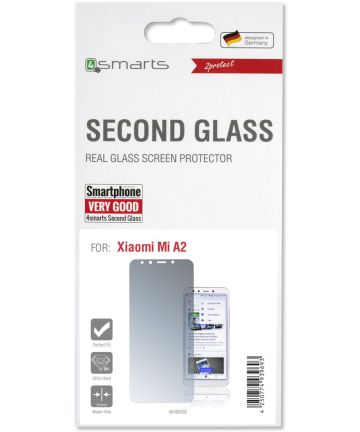 4Smarts Second Glass Xiaomi Mi A2 Tempered Glass Screen Protector Screen Protectors