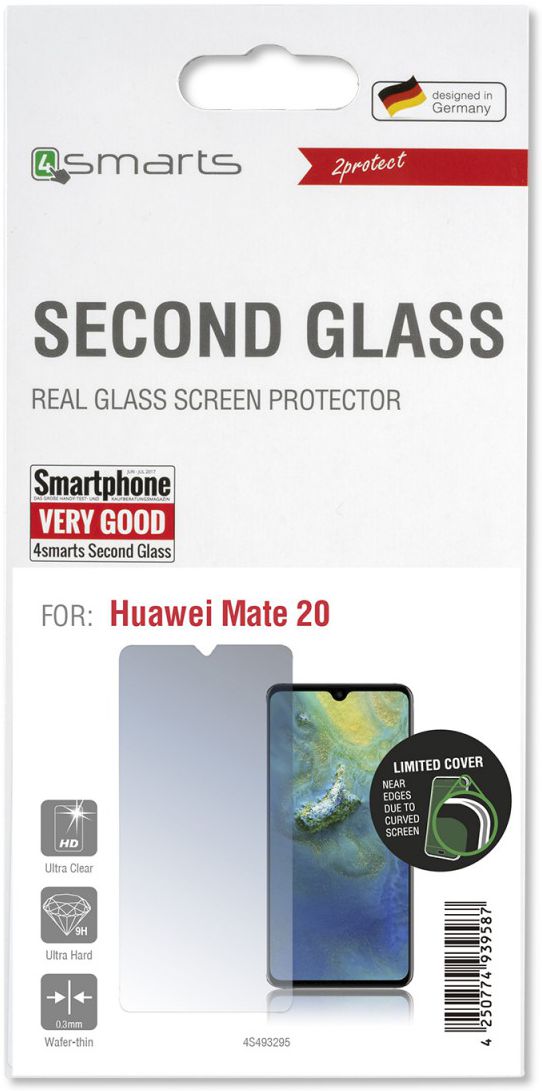 4Smarts Second Glass Huawei Mate 20 Tempered Glass Screen Protector afbeelding 1