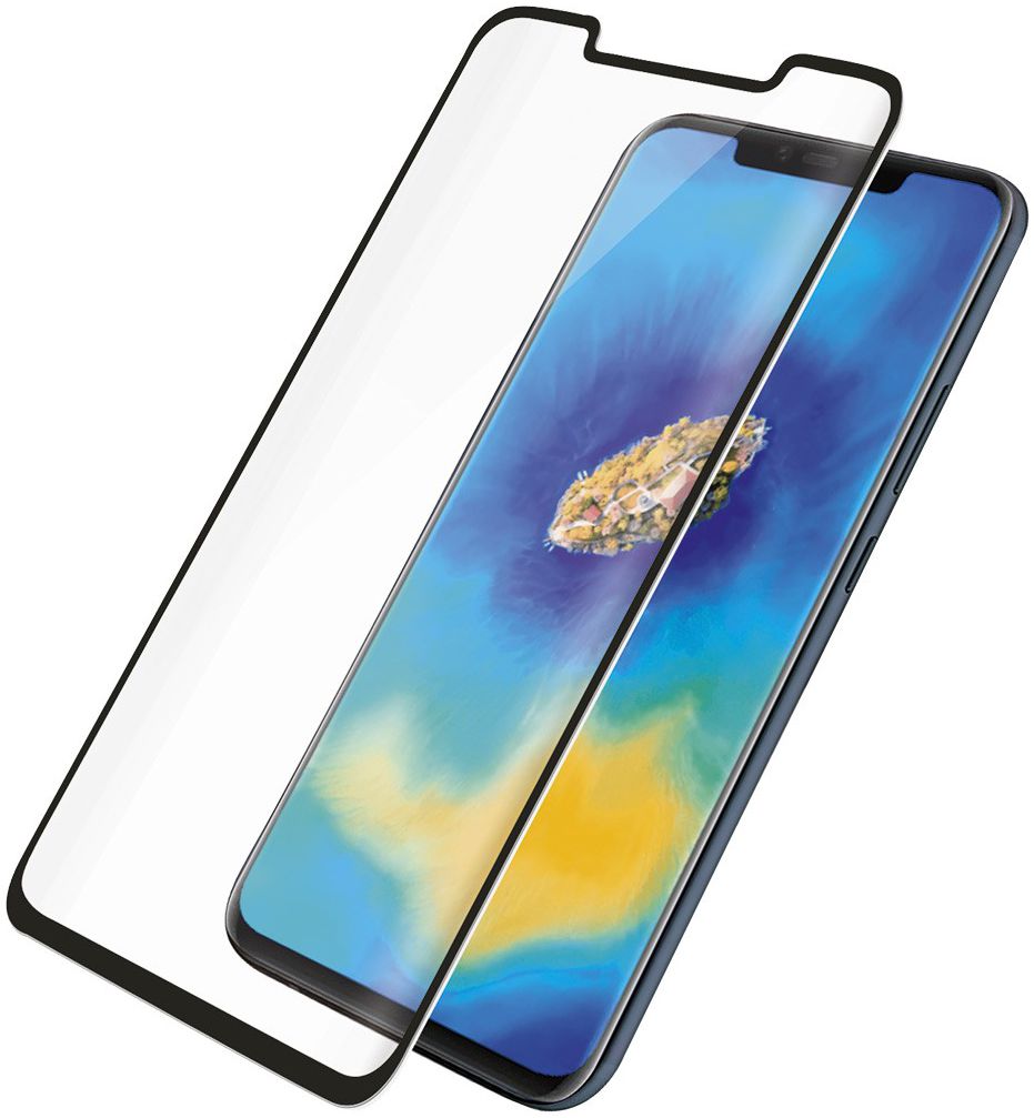 Panzerglass Huawei Mate 20 Pro Case Friendly Screenprotector Zwart afbeelding 3