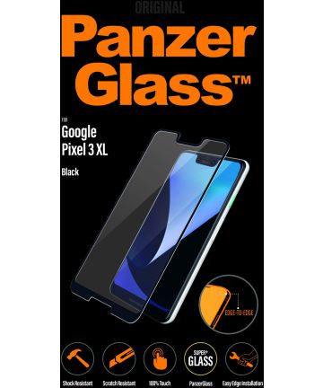 Panzerglass Google Pixel 3 XL Screenprotector Zwart Screen Protectors