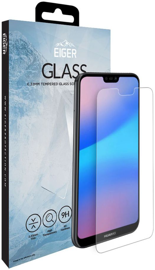 Eiger Tempered Glass Screen Protector Huawei P20 Lite afbeelding 1