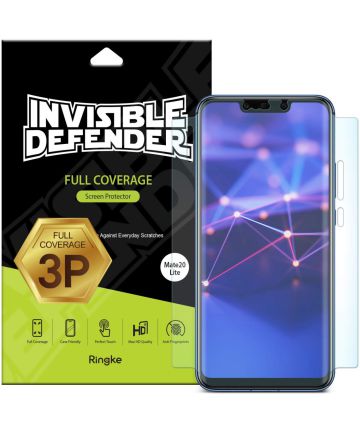 Ringke ID Full Cover Screen Protector Huawei Mate 20 Lite [3-Pack] Screen Protectors