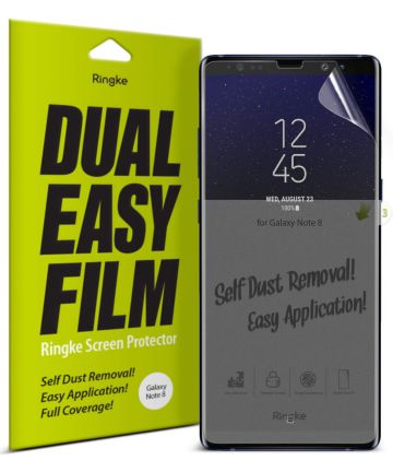 Ringke DualEasy Anti-Stof Screen Protector Galaxy Note 8 [2-Pack] Screen Protectors