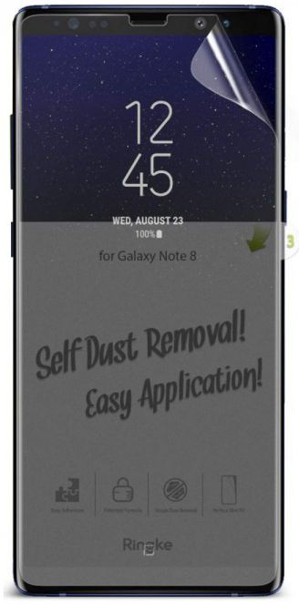 Ringke DualEasy Anti-Stof Screen Protector Galaxy Note 8 [2-Pack] afbeelding 11