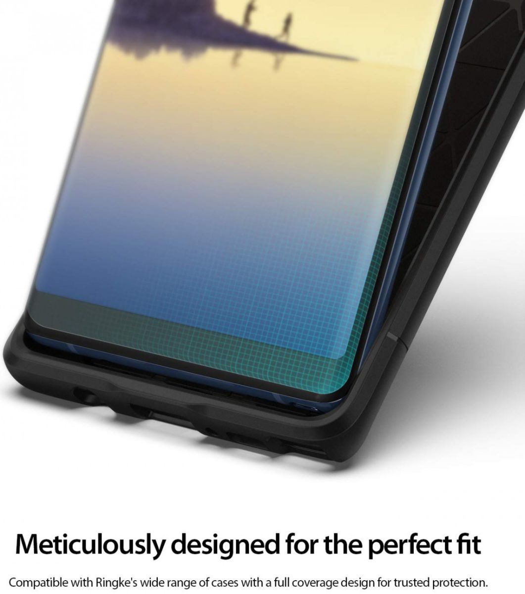 Ringke DualEasy Anti-Stof Screen Protector Galaxy Note 8 [2-Pack] afbeelding 5