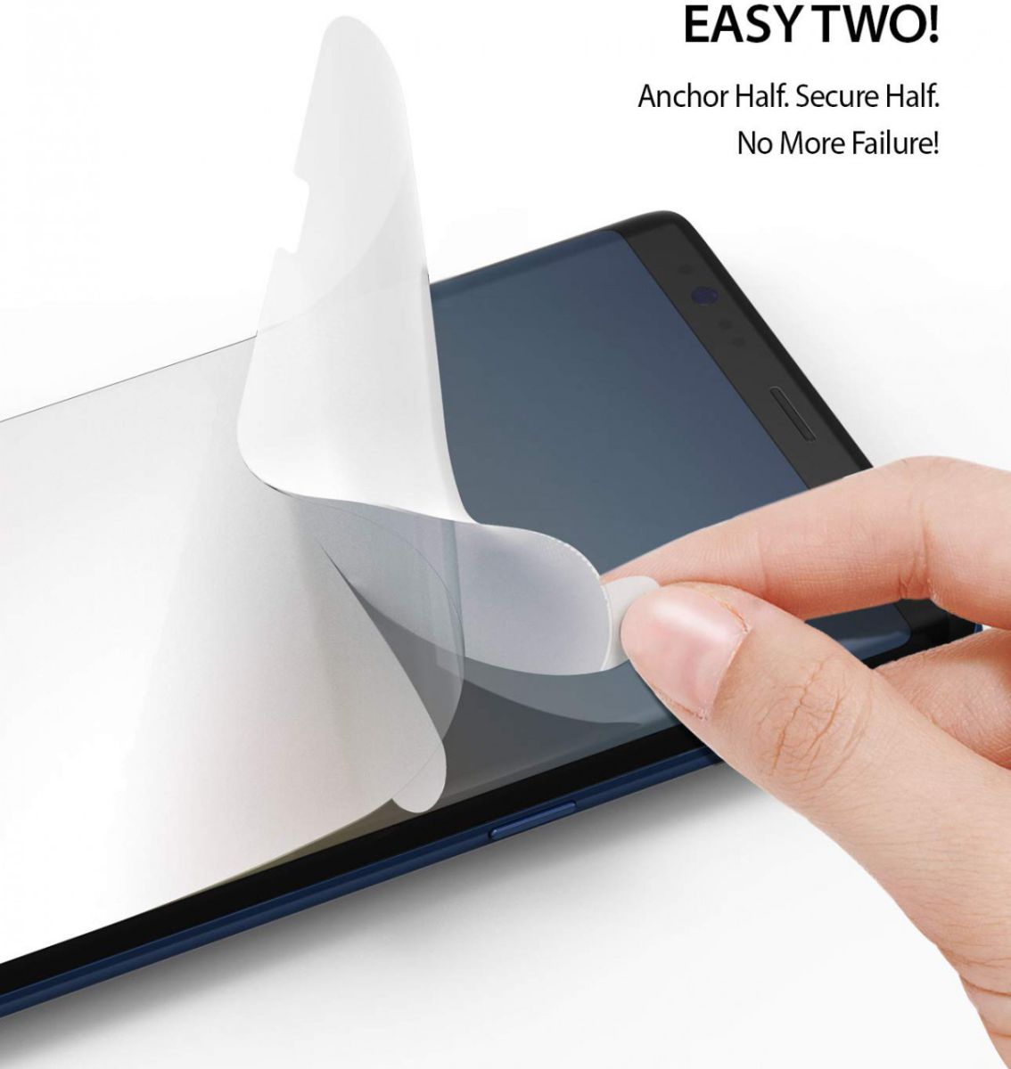 Ringke DualEasy Anti-Stof Screen Protector Galaxy Note 8 [2-Pack] afbeelding 6