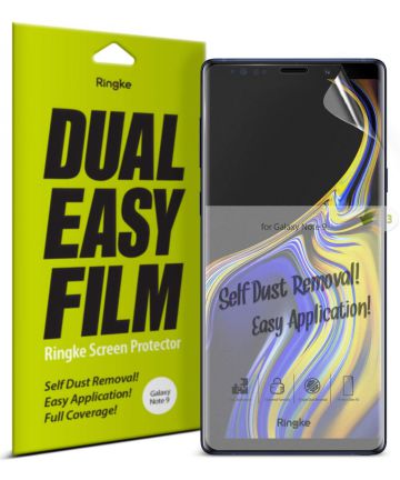 Ringke DualEasy Anti-Stof Screen Protector Galaxy Note 9 [2-Pack] Screen Protectors