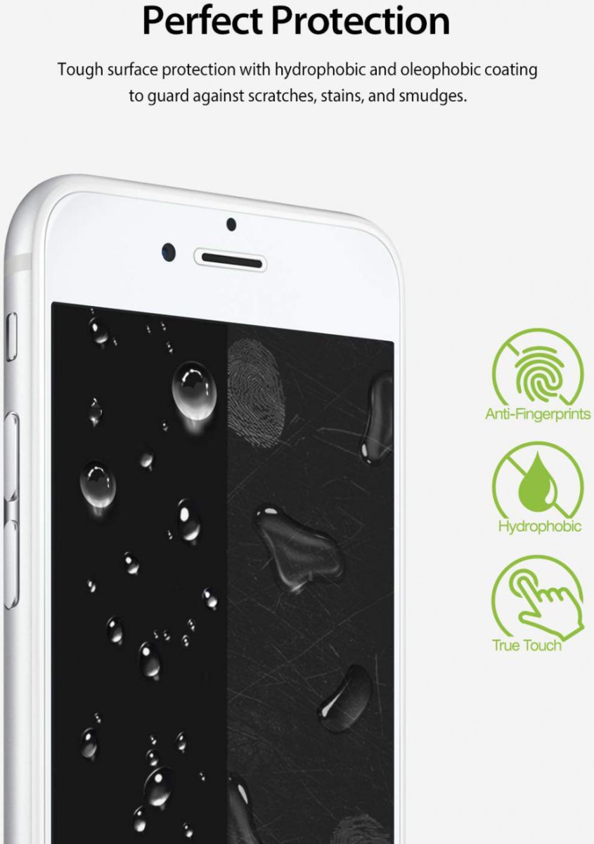 Ringke DualEasy Anti-Stof Screen Protector Apple iPhone 8 [2-Pack] afbeelding 8