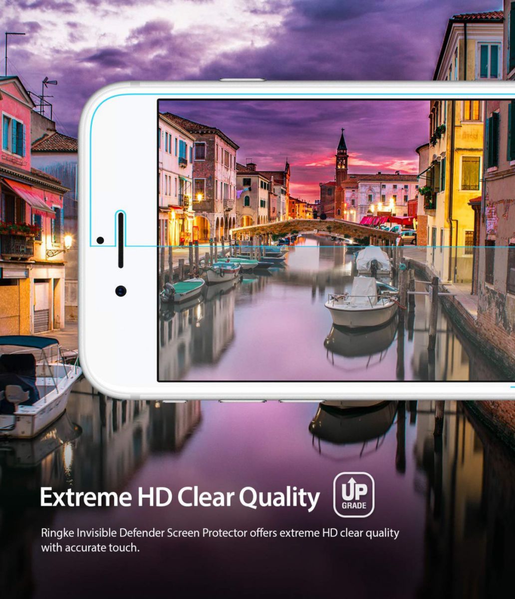 Ringke DualEasy Anti-Stof Screen Protector Apple iPhone 8 [2-Pack] afbeelding 11