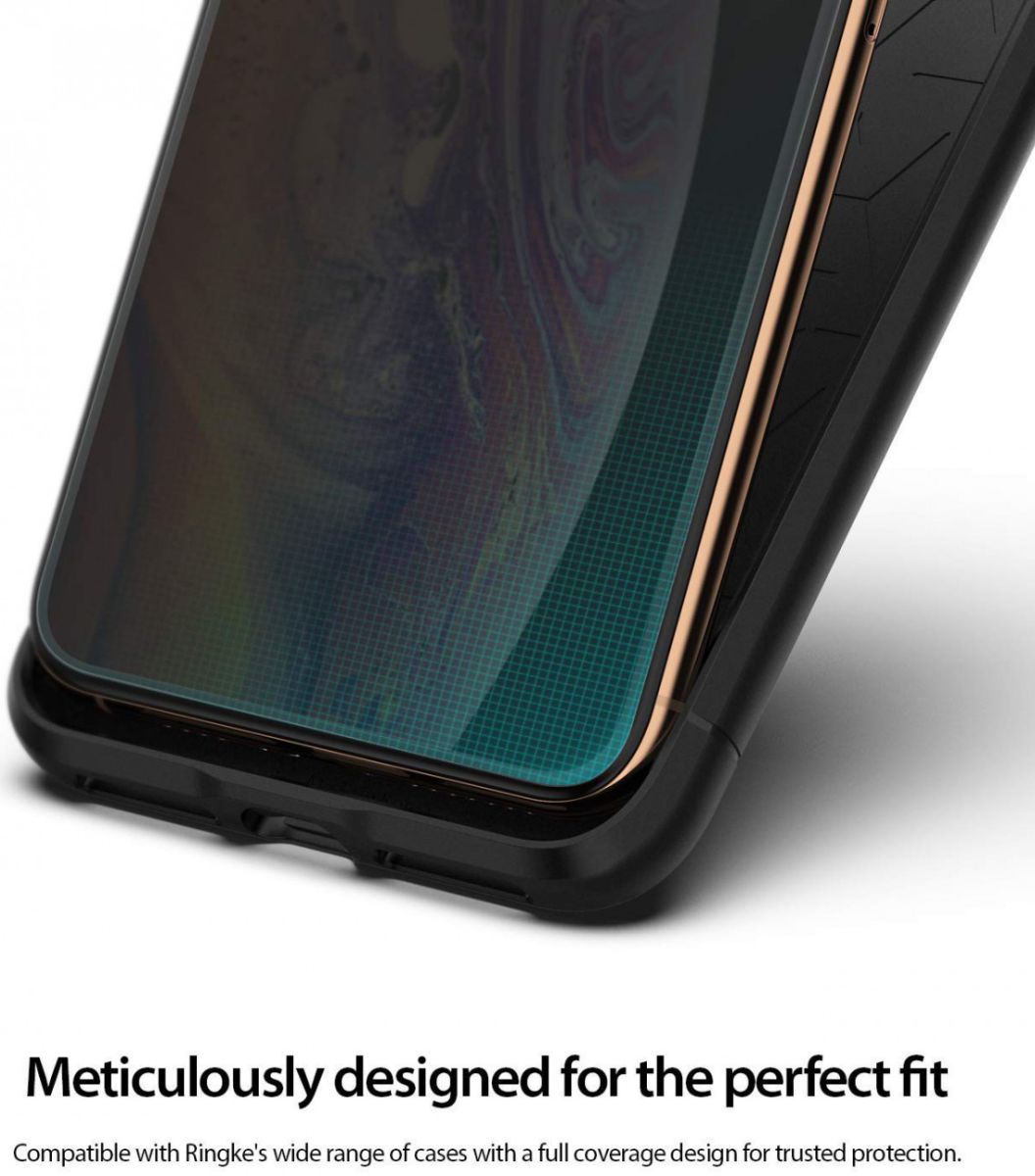 Ringke DualEasy Anti-Stof Screen Protector Apple iPhone XS Max 2-Pack afbeelding 8