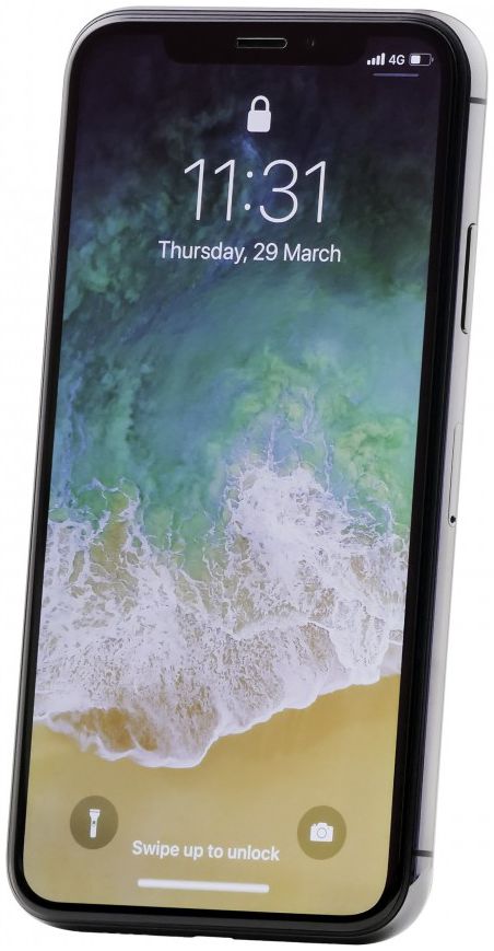 RhinoShield 3D Curved Edge to Edge Tempered Glass iPhone X / XS Zwart afbeelding 4