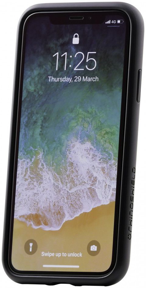 RhinoShield 3D Curved Edge to Edge Tempered Glass iPhone X / XS Zwart afbeelding 8