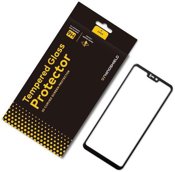 RhinoShield 3D Curved Edge to Edge Tempered Glass OnePlus 6 Zwart afbeelding 2