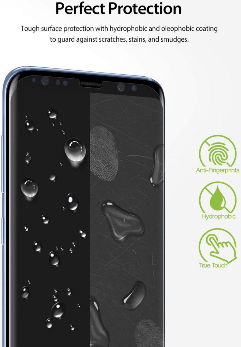Ringke DualEasy Anti-Stof Screen Protector Galaxy S8 [2-Pack] afbeelding 7