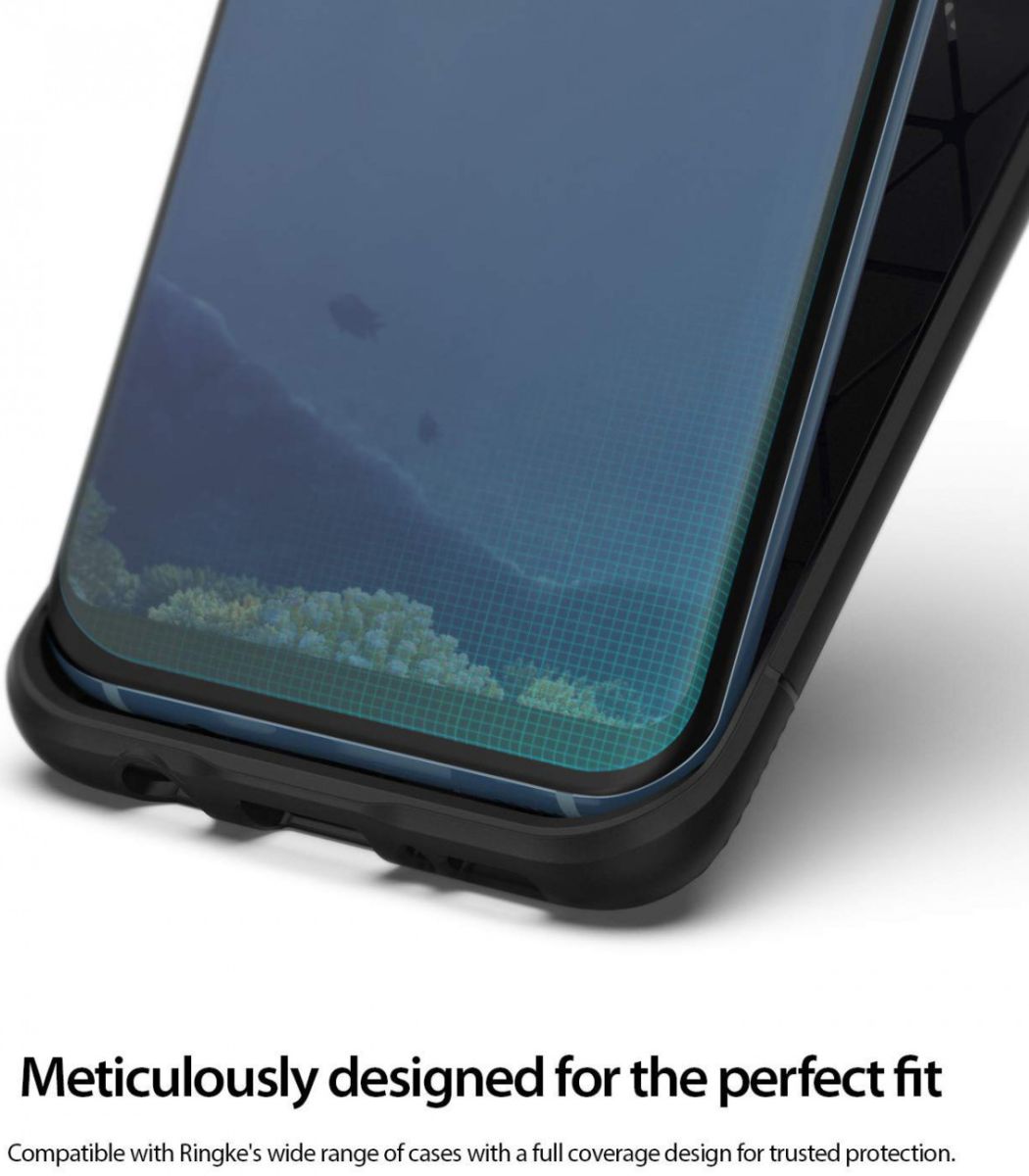 Ringke DualEasy Anti-Stof Screen Protector Galaxy S8 [2-Pack] afbeelding 8