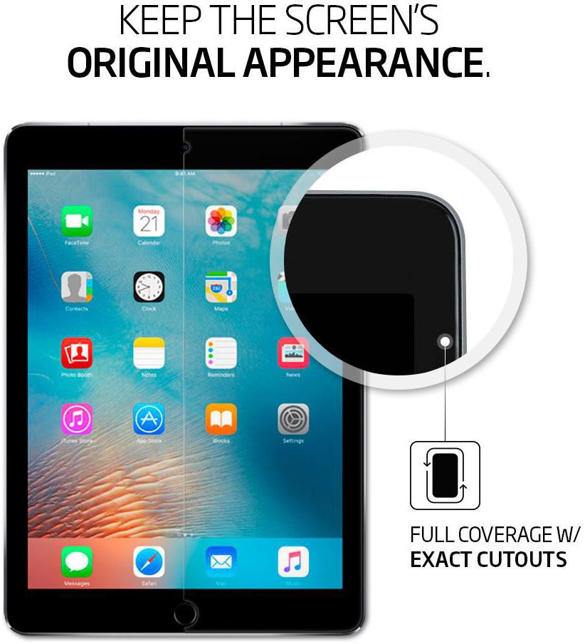 Spigen Apple iPad  2017 / 2018 Tempered Glass Screen Protector afbeelding 5