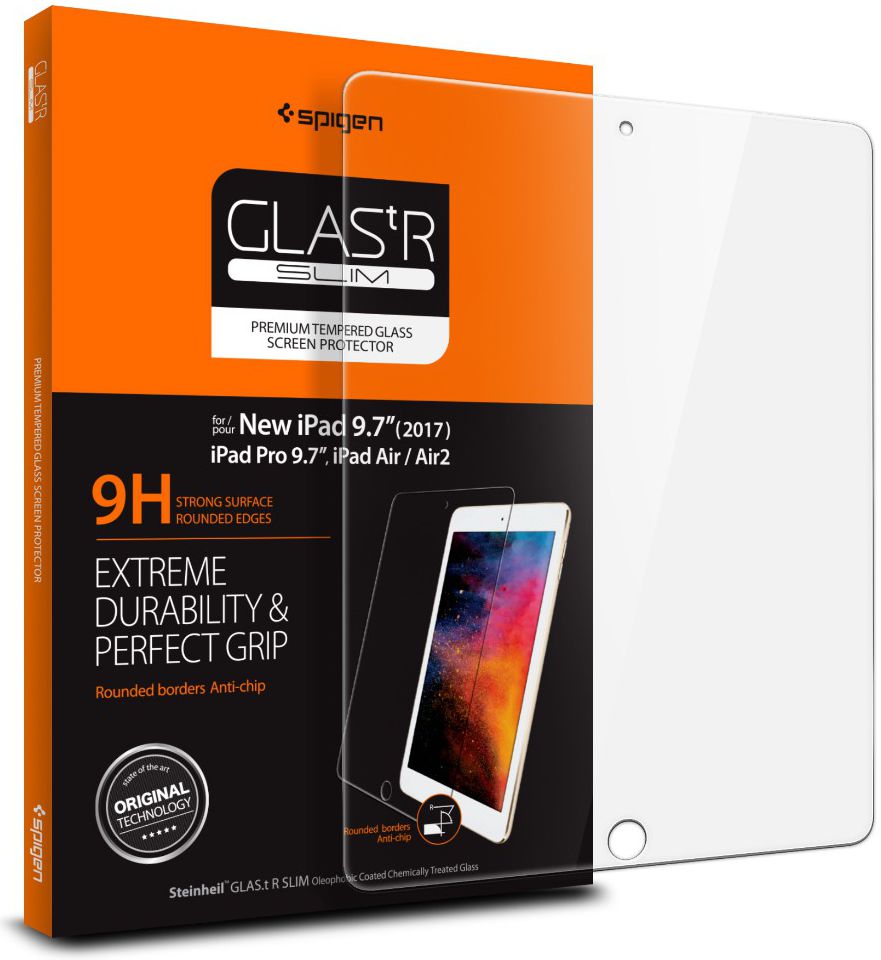 Spigen Apple iPad  2017 / 2018 Tempered Glass Screen Protector afbeelding 1