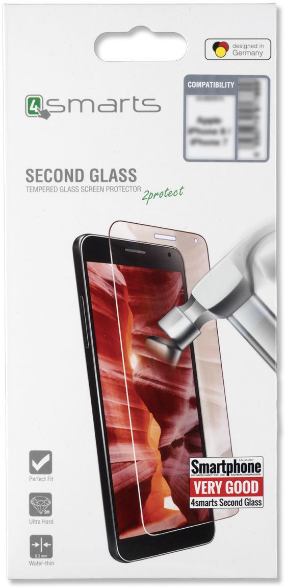 4Smarts Second Glass Honor 7A Tempered Glass Screen Protector afbeelding 1