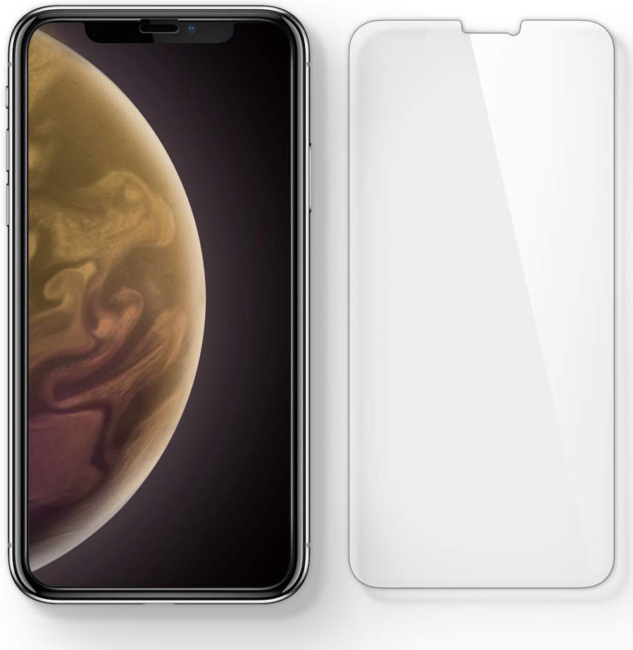 Spigen Glas t.R EZ Fit Apple iPhone XR Screen Protector Tempered Glass afbeelding 2