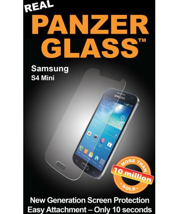 PanzerGlass Samsung Galaxy S4 Mini Screen Protector Transparant Screen Protectors