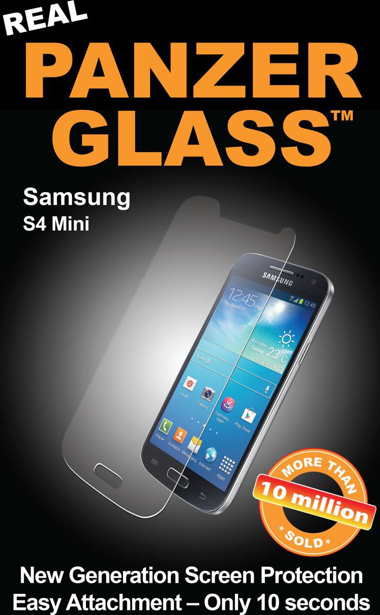 PanzerGlass Samsung Galaxy S4 Mini Screen Protector Transparant afbeelding 1