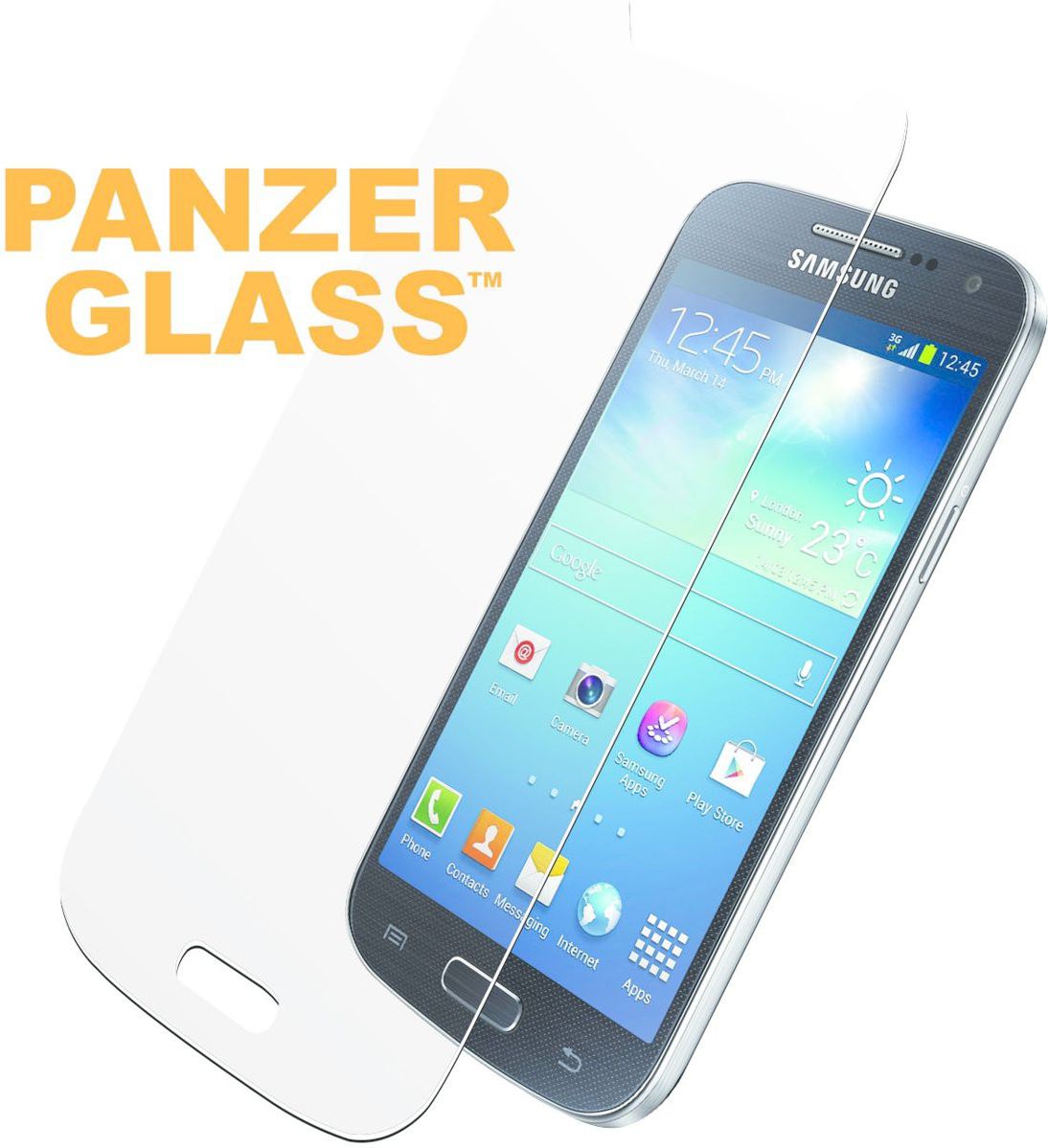 PanzerGlass Samsung Galaxy S4 Mini Screen Protector Transparant afbeelding 2