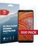 Rosso Nokia 3.1 Plus Ultra Clear Screen Protector Duo Pack