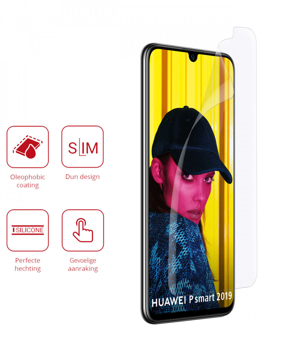 Rosso Huawei P Smart (2019) Ultra Clear Screen Protector Duo Pack afbeelding 2