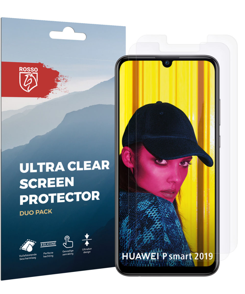 Rosso Huawei P Smart (2019) Ultra Clear Screen Protector Duo Pack afbeelding 10