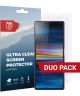 Rosso Sony Xperia 10 Ultra Clear Screen Protector Duo Pack