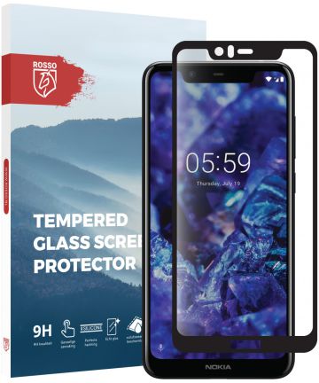 Rosso Nokia 5.1 Plus 9H Tempered Glass Screen Protector Screen Protectors