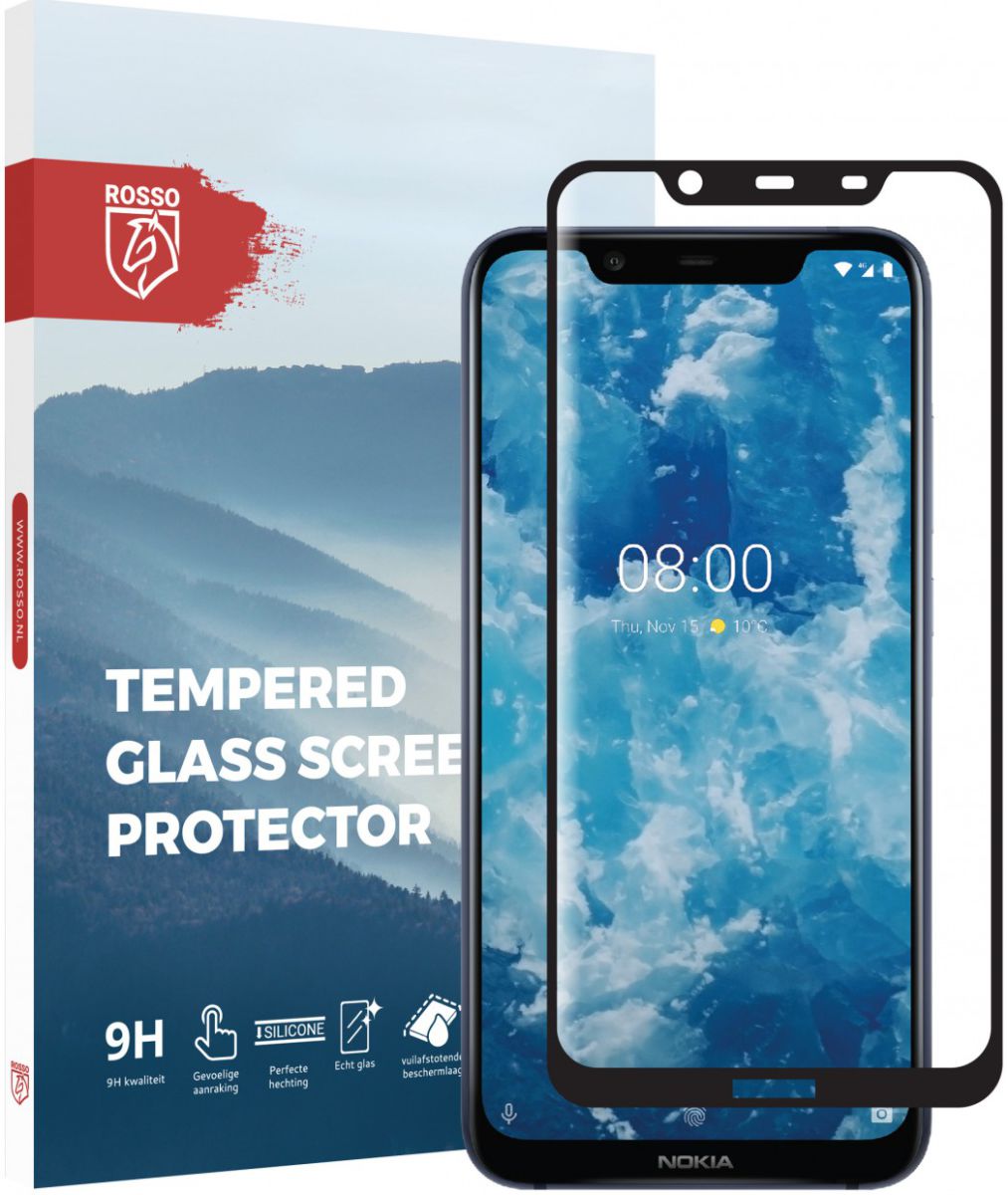 Rosso Nokia 8.1 9H Tempered Glass Screen Protector afbeelding 1