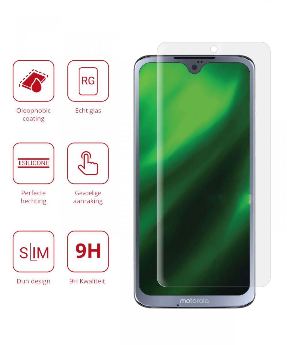 Rosso Motorola Moto G7 9H Tempered Glass Screen Protector afbeelding 2