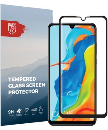 Rosso Huawei P30 Lite 9H Tempered Glass Screen Protector Screen Protectors